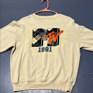 MTV 1981 Cream Sweater